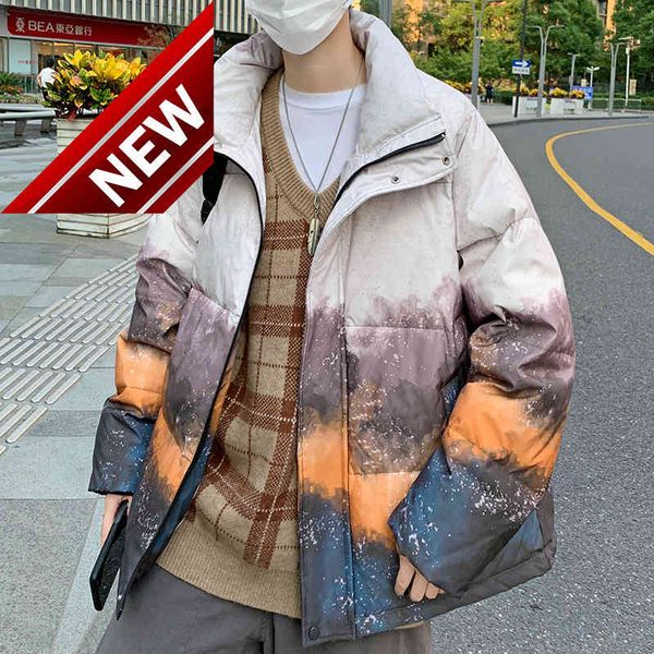 

100 polyester fiber winter clothes 90 white duck down jacket men, Black