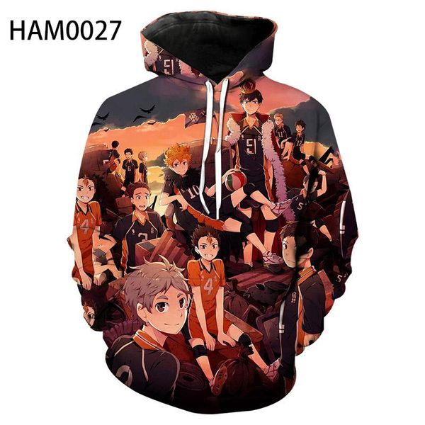 

men's hoodies & sweatshirts 2021 anime 3d printed hooded and women's for boys girls, high-quality long-sleeved hoodies, childr, Black