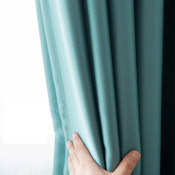 

curtain & drapes dreamwood fabric high shading polyester plain colors available modern simple luxury blackout winodw for living room