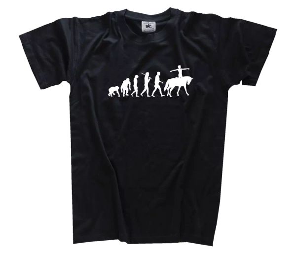 

standard Ã©dition voltige evolution Ã©quitation t-shirt 104-164, White;black