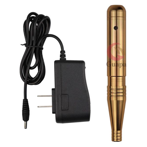 

tattoo guns kits wireless golden machine professional permanent makeup rotary pen for eyebrow beauty supplies