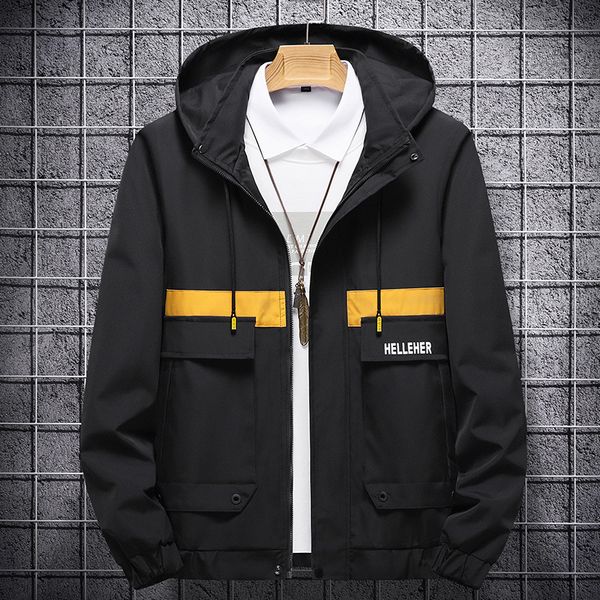 

men's plus size outerwear 2021 jaet coat hooded large loose
