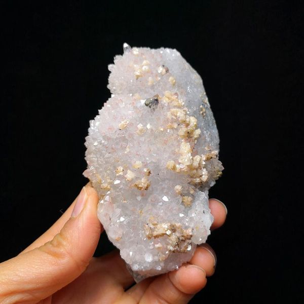 

natural red quartz pyrite dolomite mineral crystals specimens form jiangxi province china a2-3 decorative objects & figurines