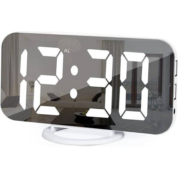 

other clocks & accessories digital alarm clock, led automatic brightness adjustment, easy-to-set desk clock for the home kitchen