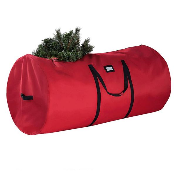 

outdoor bags 9 feet tall stylish cylindrica christmas tree storage bag card slot 600d oxford tear resistant holds double zip round shape