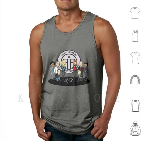 

fringe the animated series tank vest 100% cotton olivia dunham peter bishop walter, White;black