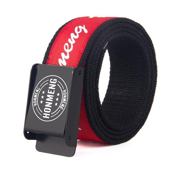 

belts man/woman's canvas belt automatic leisure student's fashion, Black;brown