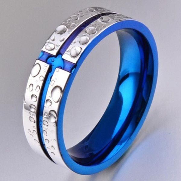 

wedding rings templar cross blue ring stainless steel mens fashion cubic for men jewelry gold absolute, Slivery;golden