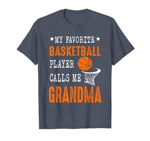

my favorite basketball player call me grandma funny shirt, White;black