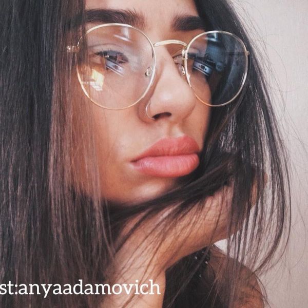 

fashion sunglasses frames 2021 designer woman glasses optical metal round frame clear lens eyeware black silver gold eye glass