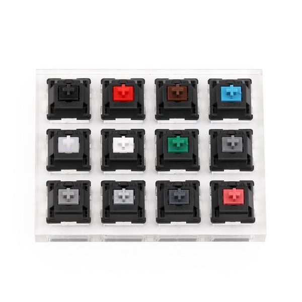 

keyboards acrylic keyboard tester plastic keycap sampler for cherry mx switches