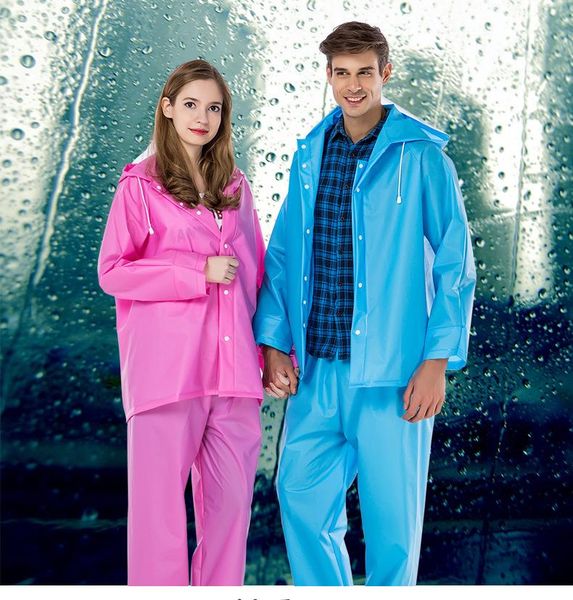 

raincoats outdoor motorcycle battery car riding raincoat eva wholesale student split set