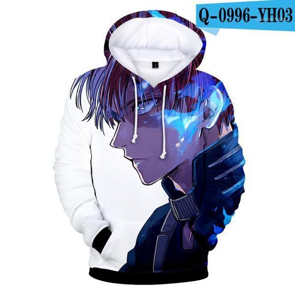 

men's hoodies & sweatshirts novelty children hoodie cosplay my hero academia sweatshirt pullovers funny kids streetwear, Black