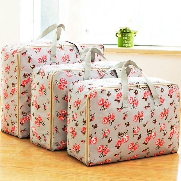 

clothing & wardrobe storage 3pcs/set quilt bag foldable clothes blanket closet sweater organizer box pouch