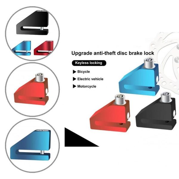 

bike locks brake lock waterproof steel safe anti-scratch motorcycle disc