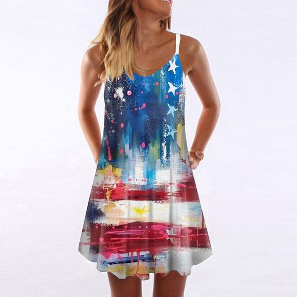 

casual dresses 40# bohemi a-line vintage v-neck dress 2021 spagetti strap elegant sleeveless for woman floral printed mini, Black;gray