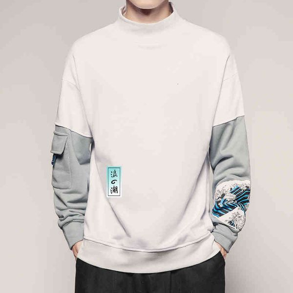 

hoodies male/female casual pullover streetwear hoodie long sleeve decoration sudadera hombre harajuku male hood tall turtlenec, Black
