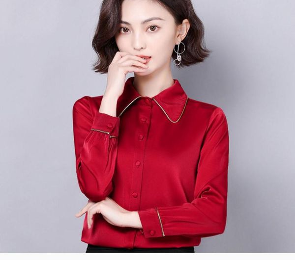 

women's blouses & shirts 2021 spring and autumn summer long sleeve shirt, White