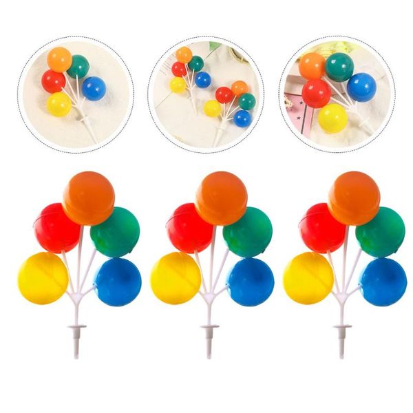

other festive & party supplies 5pcs lovely balloon cake pick beautiful decor
