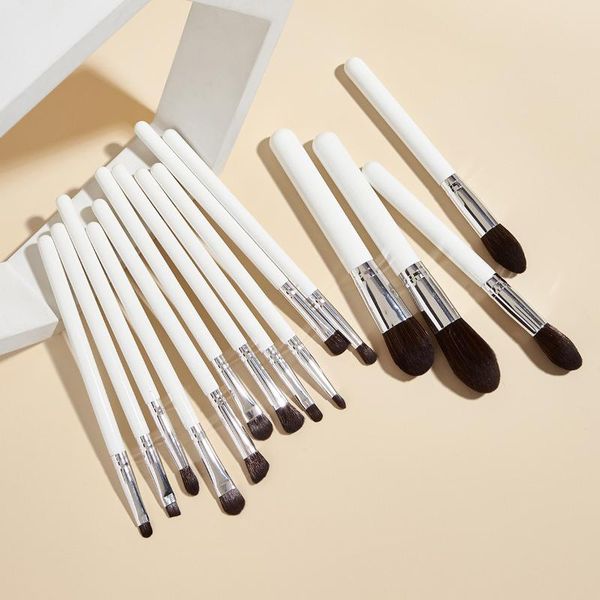 

makeup brushes 15pcs set eye shadow eyebrow eyeliner blush loose foundation powder professional lip women cosmetic tools