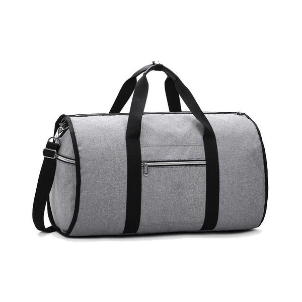 Duffel-Taschen, umwandelbar, 2-in-1-Kleidersack mit Schultergurt, luxuriös, für Männer und Frauen, hängender Koffer, Anzug, Reisen2238