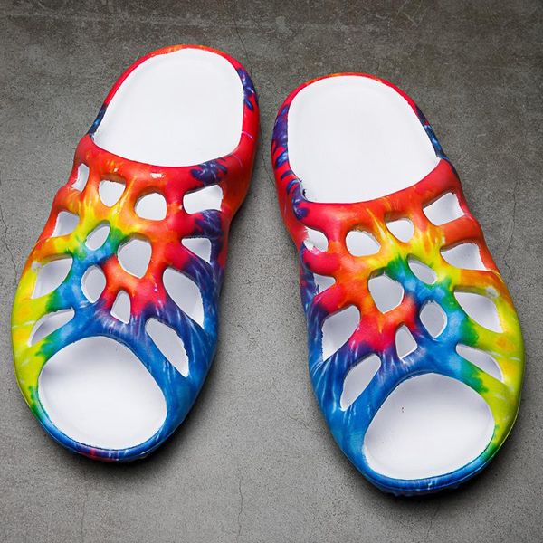 

slippers women sliders summer home men simple muti color shoes non-slip bathroom slides flops couples platform, Black