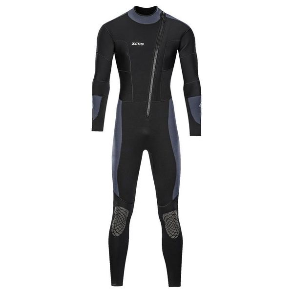 

two-piece suits zcco scuba diving suit 5mm neoprene wetsuit men women spearfishing wet winter thermal swimsuit surf triathlon full bodysuit