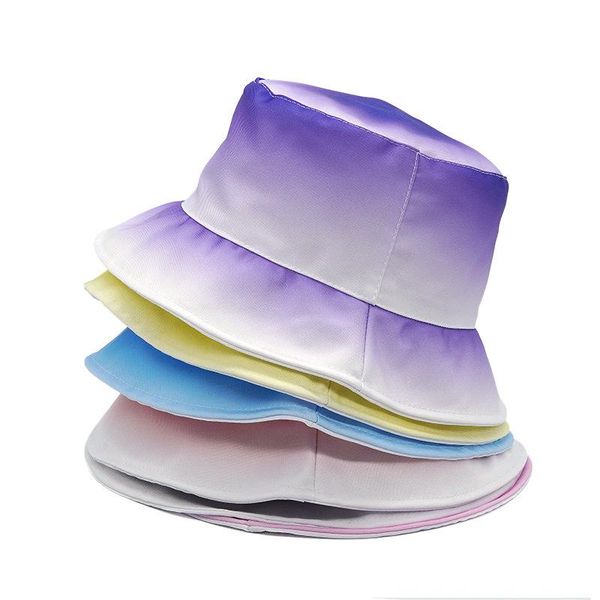 

wide brim hats outdoor fisherman hat beach cap bucket women summer sunscreen panama men, Blue;gray