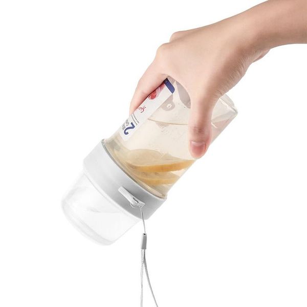 

fresh-keeping box double-layer sealed compartment transparent storage breakfast leak-proof cup type l23 bottles & jars