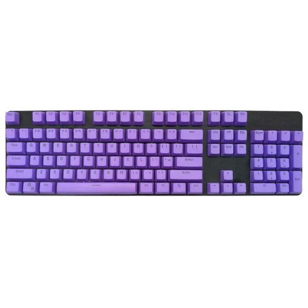 

keyboards multiple colour pbt backlit key cap universal 104pcs/set keycaps for cherry mechanical keyboard keycap