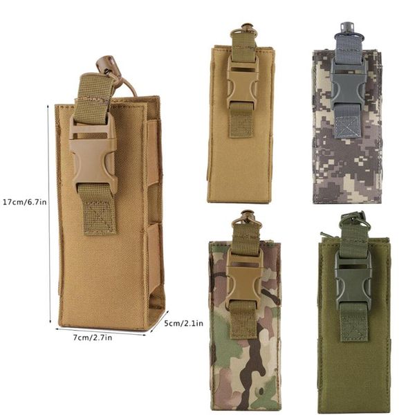 

outdoor sports water bottle bag tactical universal walkie-talkie fan multi-function accessory wallet pocket bags
