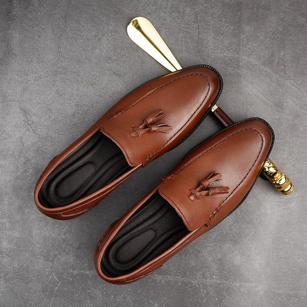 

dress shoes para mens sapatos loafers casuales informales male casual sale zapatillas shoe fashion sport sapato cuero zapatos man, Black