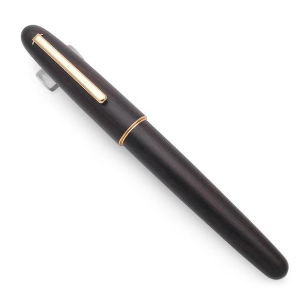 

fountain pens jinhao 9036 natural wood pen handmade m/f nib ink with a converter