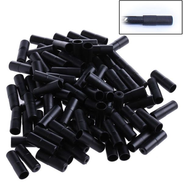 

bike brakes 100pcs bicycle brake gear outer cable end caps tips crimps 5mm plastic cap drop