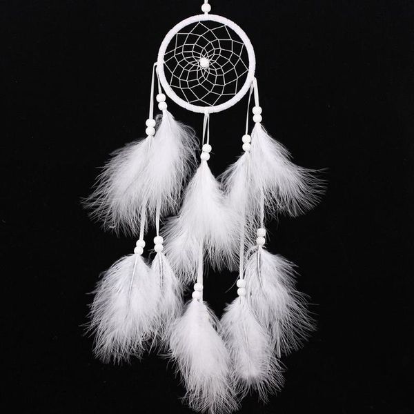 

decorative objects & figurines 55 cm wind chimes handmade dream catcher net with feathers wall hanging dreamcatcher craft gift christmas dec