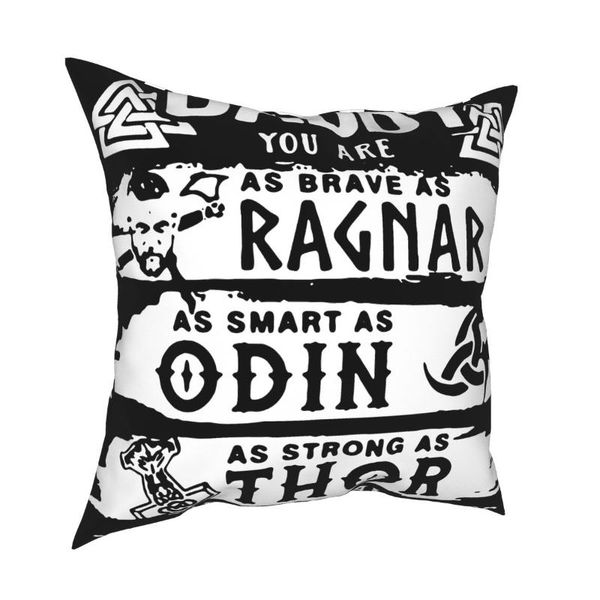 

cushion/decorative pillow ragnar odin viking dad pillowcase printed polyester cushion cover decorations throw case home square 40*40cm