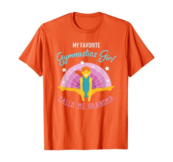 

My Favorite Gymnastics Girl Calls Me Grandma T-Shirt, Mainly pictures