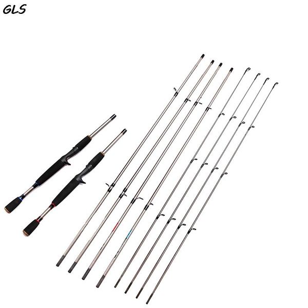 

boat fishing rods 2.1m casting lure rod 3 section carbon spinning travel