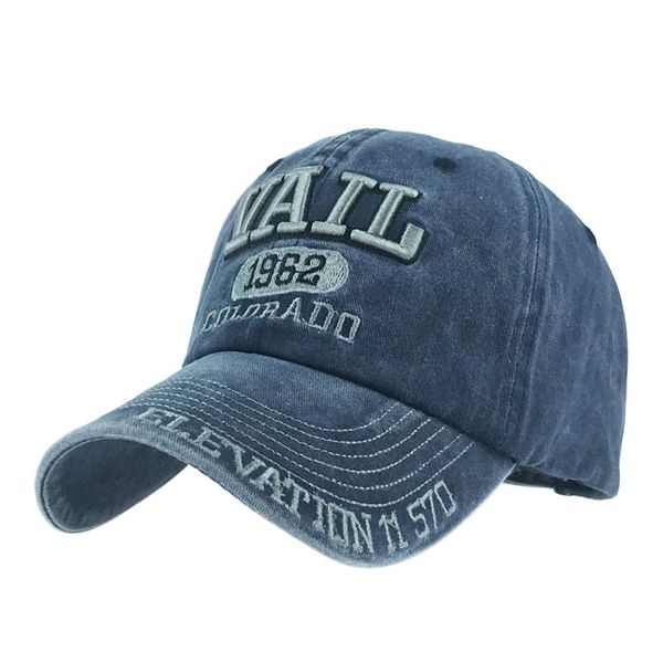 

vail baseball young fashion outdoor leisure cap, Blue;gray