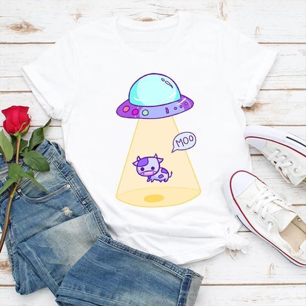 

clothes cartoon unicorn girl 90s women t shirt summer graphic tshirts ladies womens tee, White