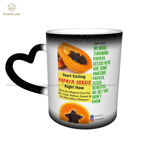 

papaya mug travel the changes color creative novelty porcelain cups mugs