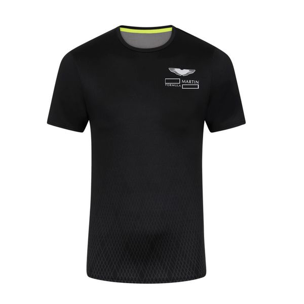 

2021 new f1 formula one racing round neck short sleeve men's and women's team t-shirt large size customizable sports quick-drying