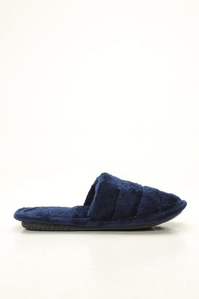 

slippers women's navy blue home slipper, Black