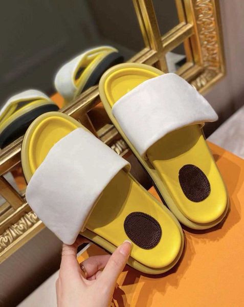 

pool pillow comfort mules women fashion slippers 1a98gt nylon wide strap filled soft down letter printed leather sunset flat sandals, Black