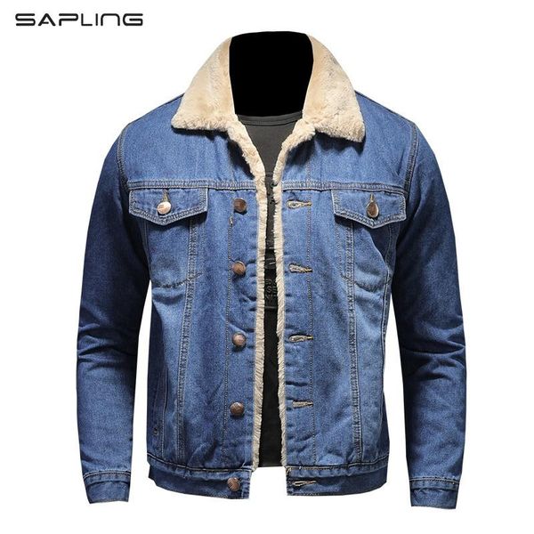 

men's jackets -30 degrees winter denim jacket fleece coat mens thick warm bomber outwear fashion causal jeans male cowboy, Black;brown
