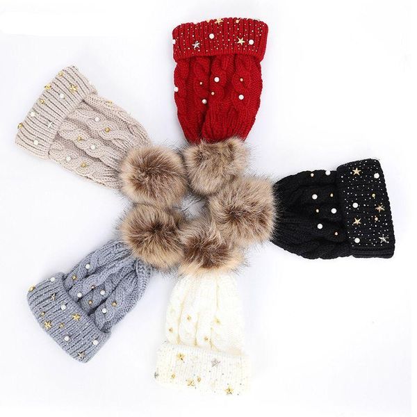

beanies man kpop tab multifunction cotton autumn winter dome with pompon warm wool knitted caps women beanie