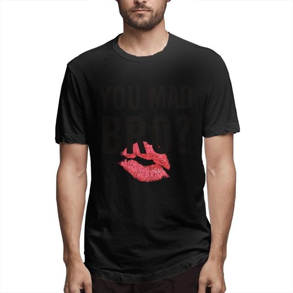 

men's t-shirts you mad bro short sleeve t-shirt summer fashion tees, White;black