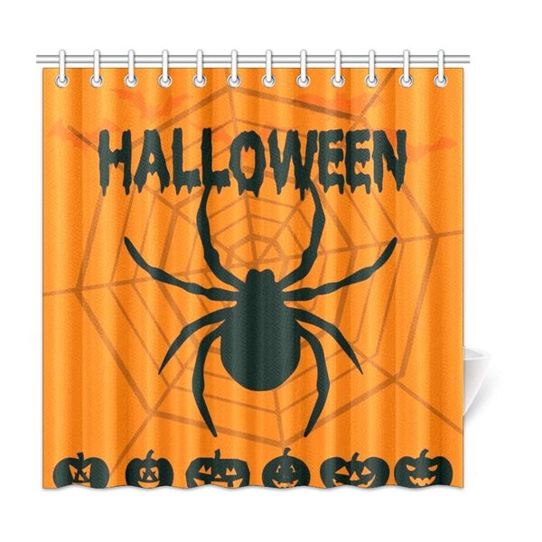 

xiucoo happy halloween home bath decor polyester fabric shower curtain bathroom sets 72 x 72 inches