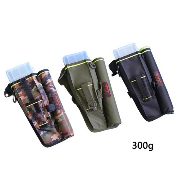 

fishing accessories 1200d nylon canvas luya waist bag tackle leg multifunctional fish storage case double package 33*19*6