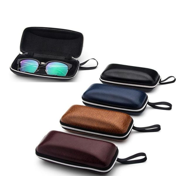 

other fashion accessories eyeglass cases hard spectacle case sunglasses box bag eyeglasses zipper close for sun glasses reading, Silver